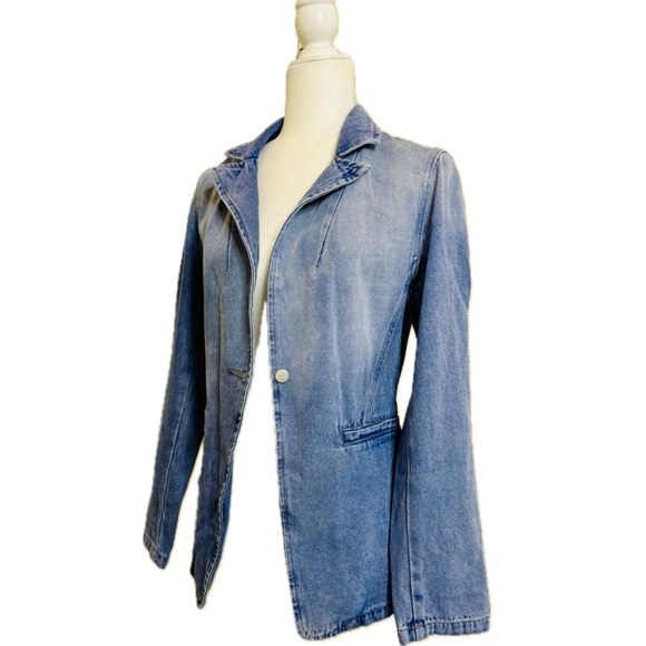STYLEWE Blue Jean Jacket Relaxed Fit, Size L - Picture 2 of 5